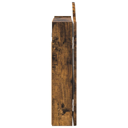 Dartbord Kabinet Gerookt eiken 56 x 12 x 63 cm Bewerkt hout