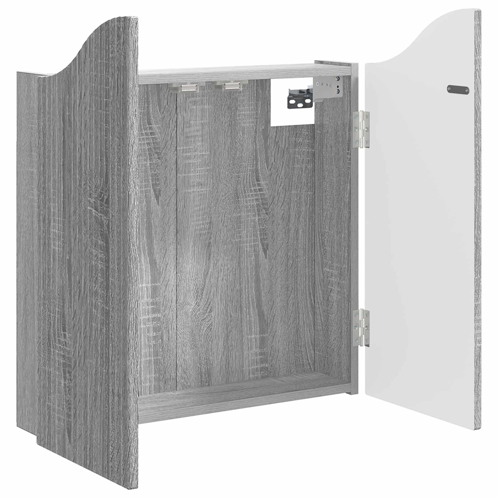Dartbord Kabinet Grijs Sonoma 56 x 12 x 63 cm Bewerkt hout