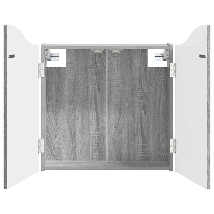 Dartbord Kabinet Grijs Sonoma 56 x 12 x 63 cm Bewerkt hout