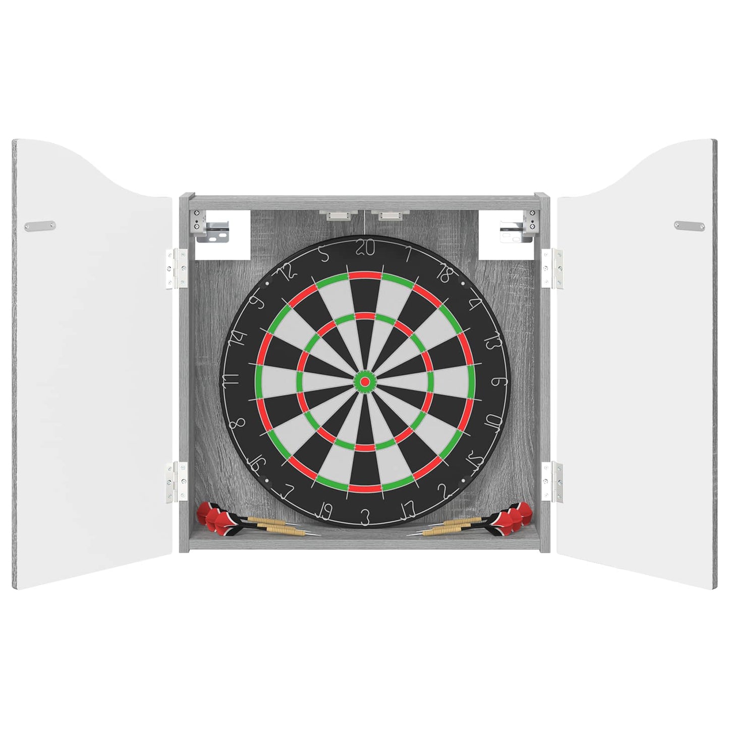 Dartbord Kabinet Grijs Sonoma 56 x 12 x 63 cm Bewerkt hout