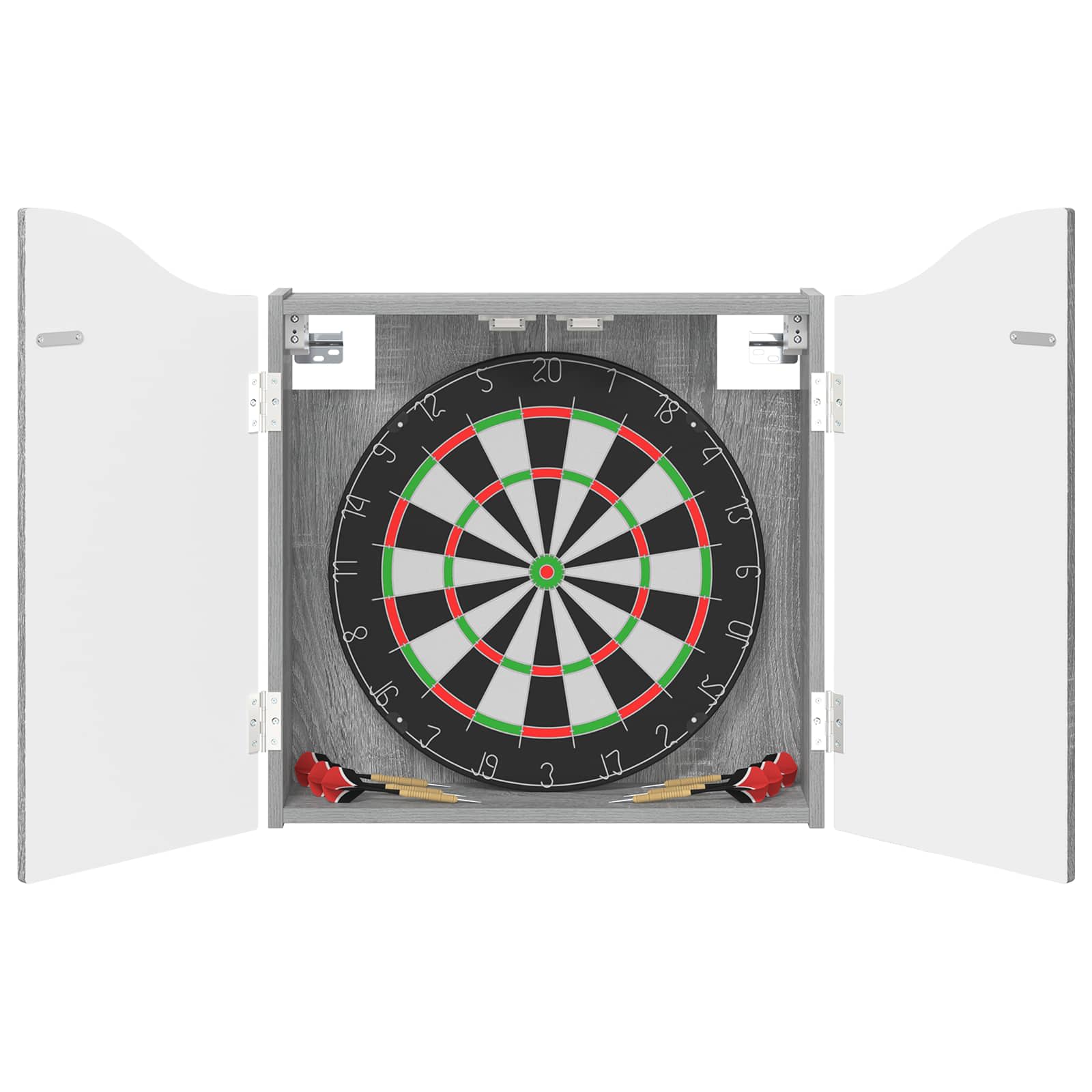 Dartbord Kabinet Grijs Sonoma 56 x 12 x 63 cm Bewerkt hout