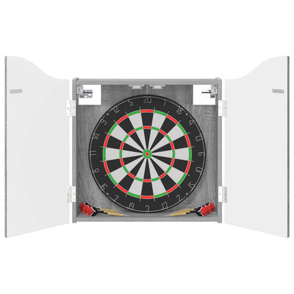 Dartbord Kabinet Grijs Sonoma 56 x 12 x 63 cm Bewerkt hout