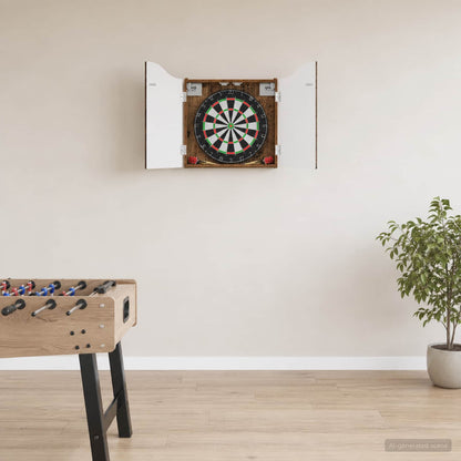 Dartbord Kabinet Oud hout 56 x 12 x 63 cm Bewerkt hout