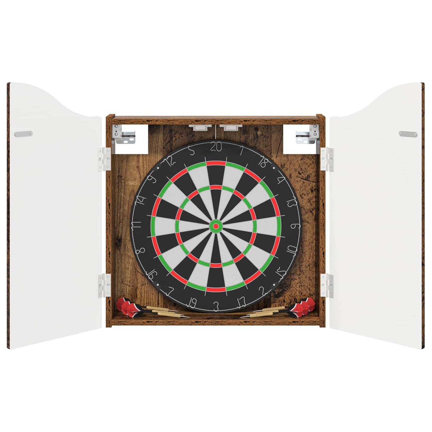 Dartbord Kabinet Oud hout 56 x 12 x 63 cm Bewerkt hout
