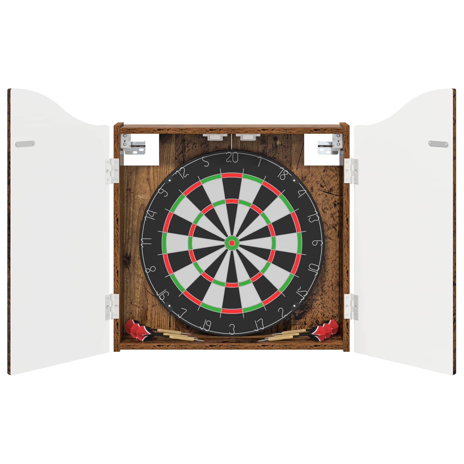 Dartbord Kabinet Oud hout 56 x 12 x 63 cm Bewerkt hout