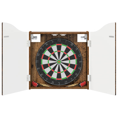 Dartbord Kabinet Oud hout 56 x 12 x 63 cm Bewerkt hout