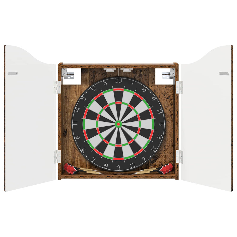 Dartbord Kabinet Oud hout 56 x 12 x 63 cm Bewerkt hout