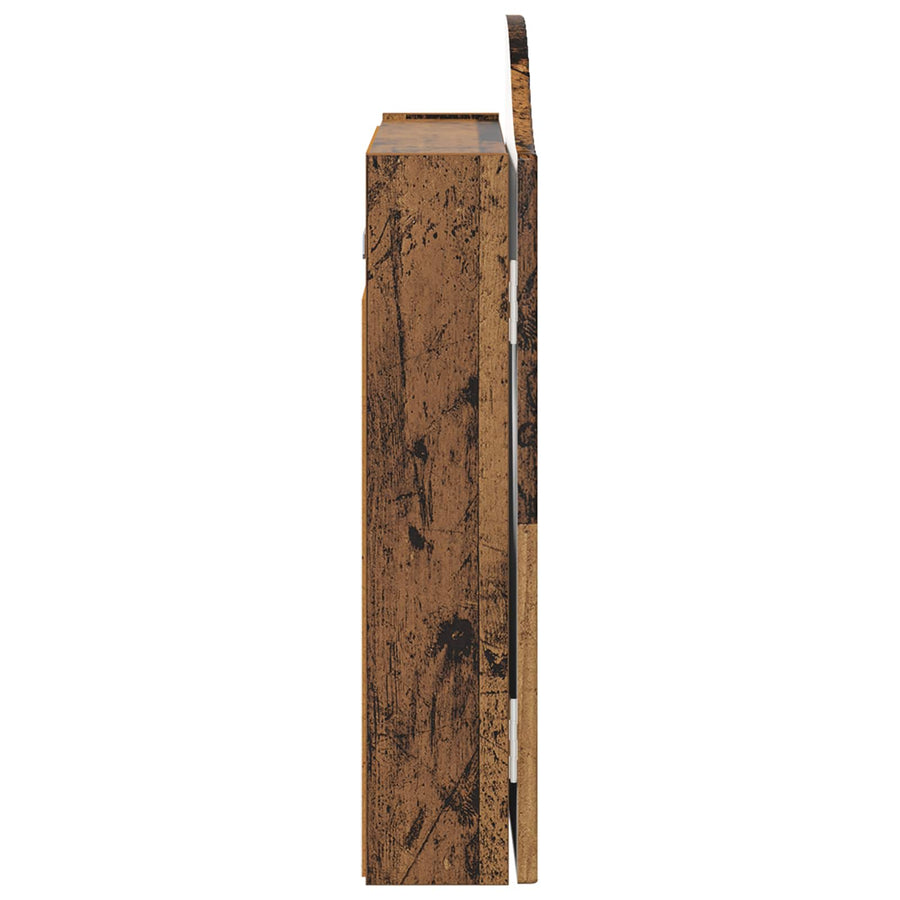 Dartbord Kabinet Oud hout 56 x 12 x 63 cm Bewerkt hout