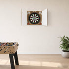 Dartbord Kabinet Artisanaal eiken 56 x 12 x 63 cm Bewerkt hout
