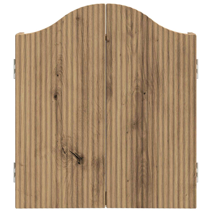 Dartbord Kabinet Artisanaal eiken 56 x 12 x 63 cm Bewerkt hout