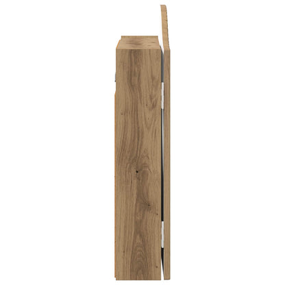 Dartbord Kabinet Artisanaal eiken 56 x 12 x 63 cm Bewerkt hout
