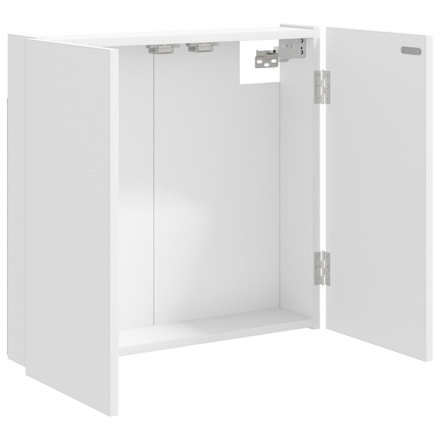 Dartbord Kabinet Wit 56 x 12 x 53,5 cm Bewerkt hout