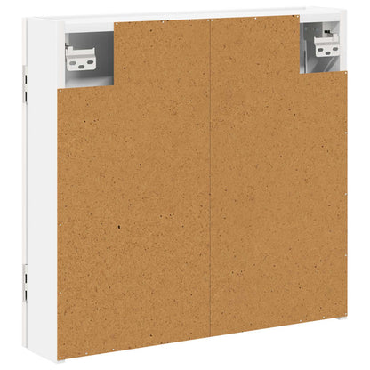 Dartbord Kabinet Wit 56 x 12 x 53,5 cm Bewerkt hout