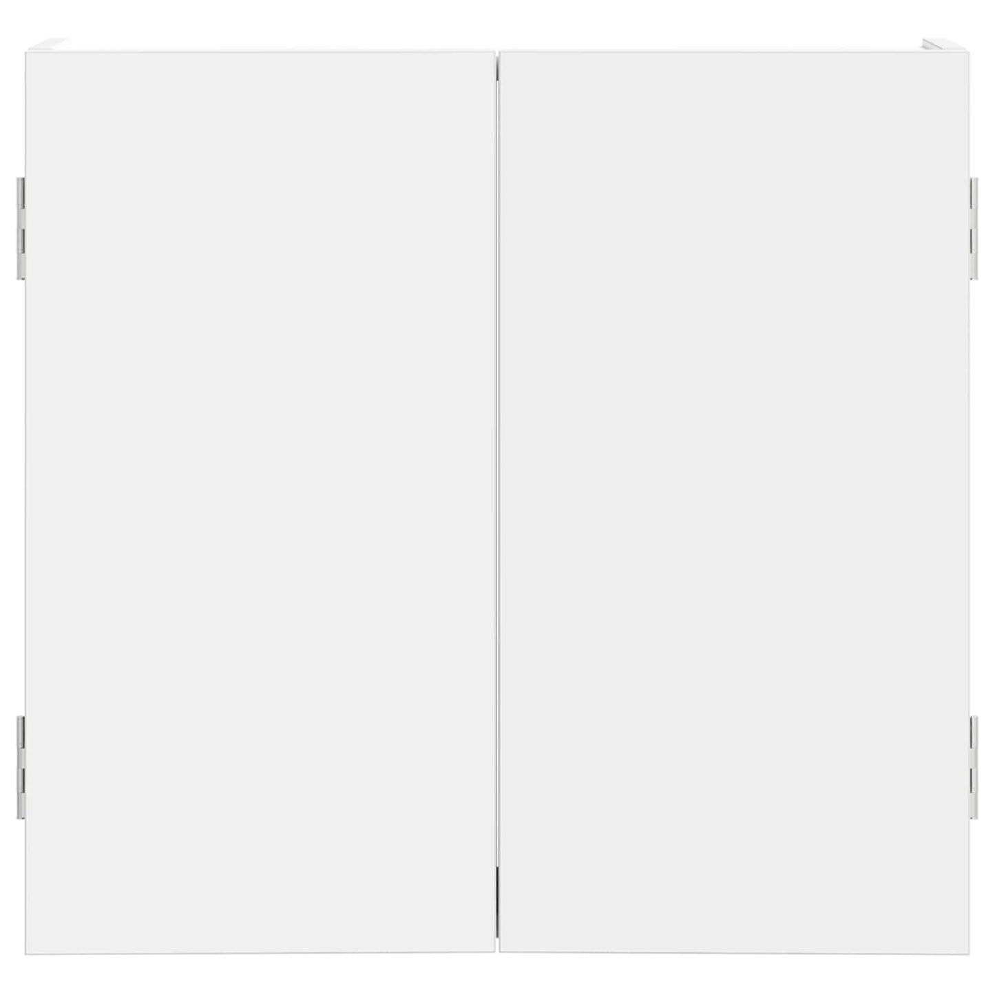 Dartbord Kabinet Wit 56 x 12 x 53,5 cm Bewerkt hout