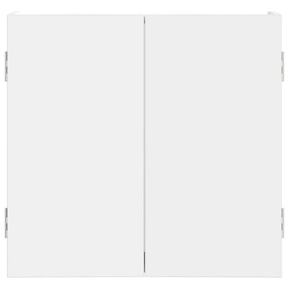 Dartbord Kabinet Wit 56 x 12 x 53,5 cm Bewerkt hout