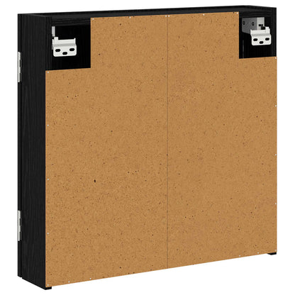 Dartbord Kabinet Zwart eiken 56 x 12 x 53,5 cm Bewerkt hout