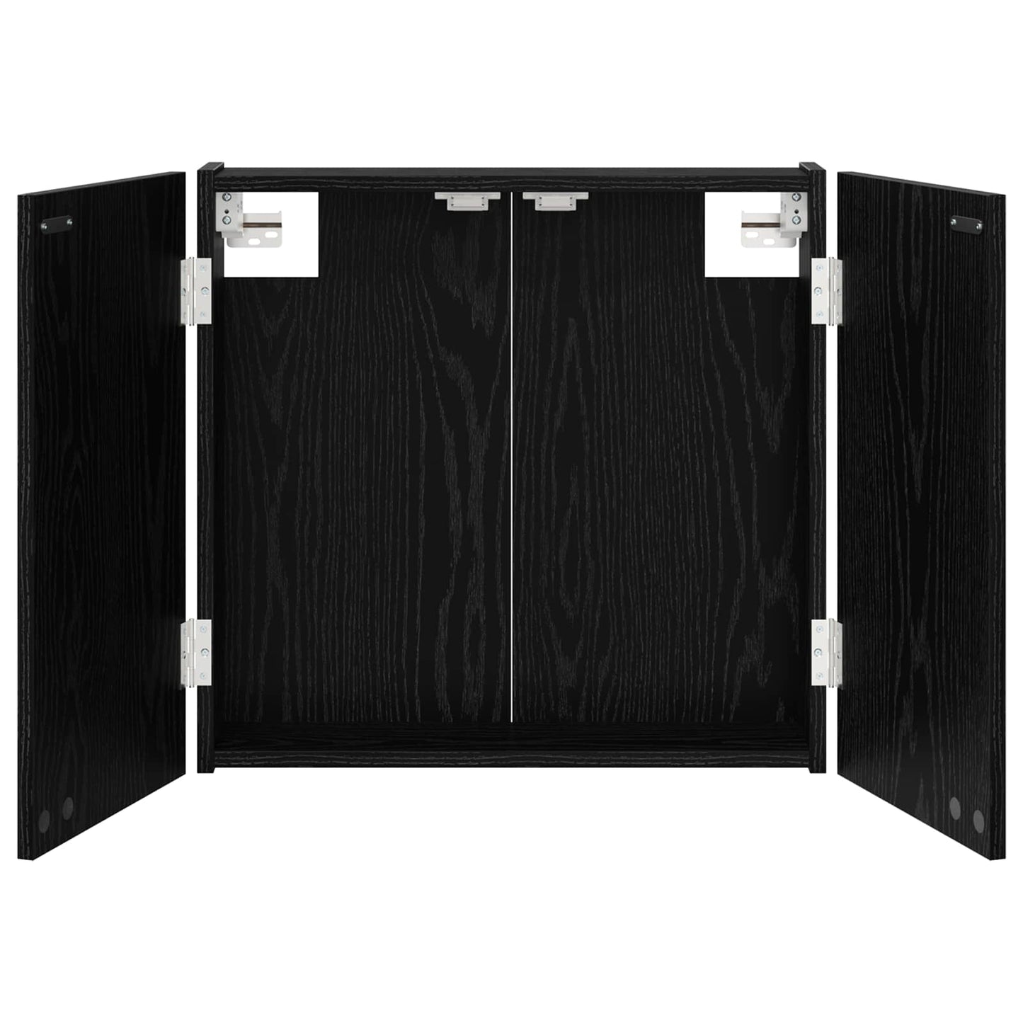 Dartbord Kabinet Zwart eiken 56 x 12 x 53,5 cm Bewerkt hout