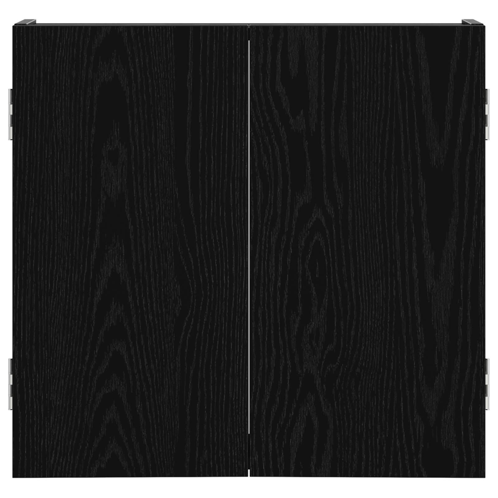 Dartbord Kabinet Zwart eiken 56 x 12 x 53,5 cm Bewerkt hout
