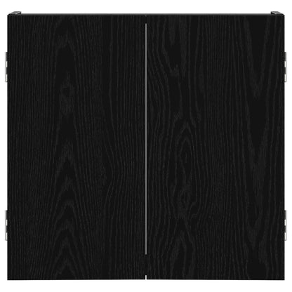 Dartbord Kabinet Zwart eiken 56 x 12 x 53,5 cm Bewerkt hout