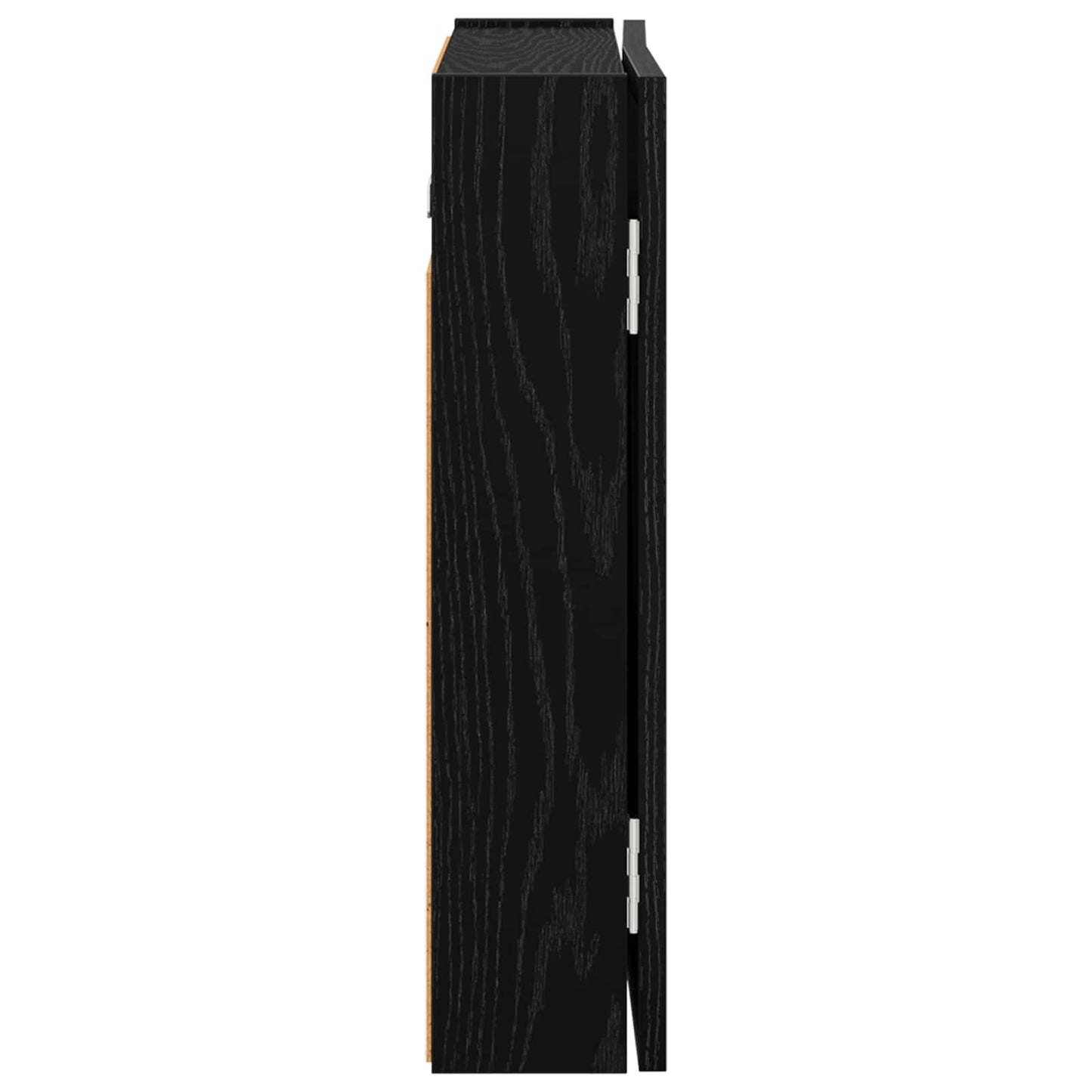 Dartbord Kabinet Zwart eiken 56 x 12 x 53,5 cm Bewerkt hout
