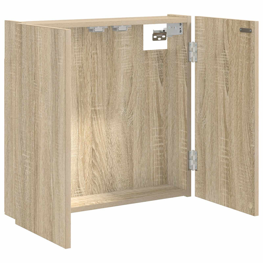 Dartbord Kabinet Sonoma Eiken 56 x 12 x 53,5 cm Bewerkt hout