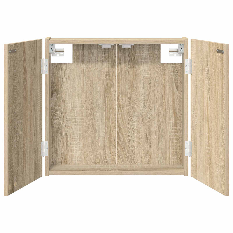 Dartbord Kabinet Sonoma Eiken 56 x 12 x 53,5 cm Bewerkt hout