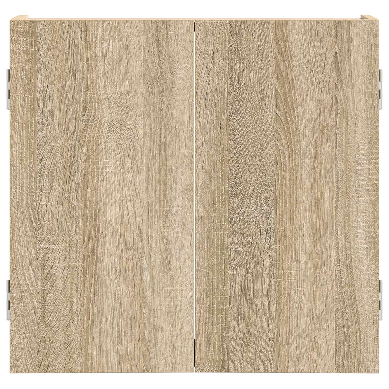 Dartbord Kabinet Sonoma Eiken 56 x 12 x 53,5 cm Bewerkt hout