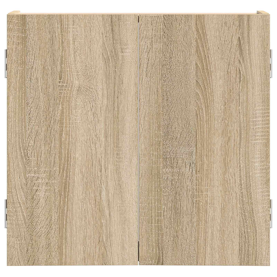 Dartbord Kabinet Sonoma Eiken 56 x 12 x 53,5 cm Bewerkt hout