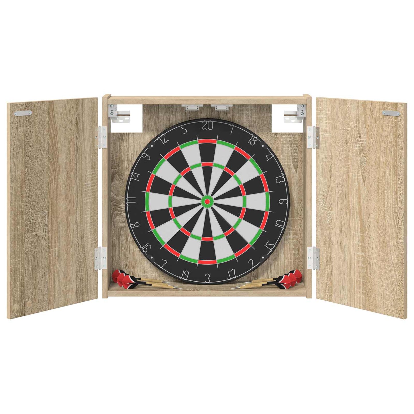 Dartbord Kabinet Sonoma Eiken 56 x 12 x 53,5 cm Bewerkt hout