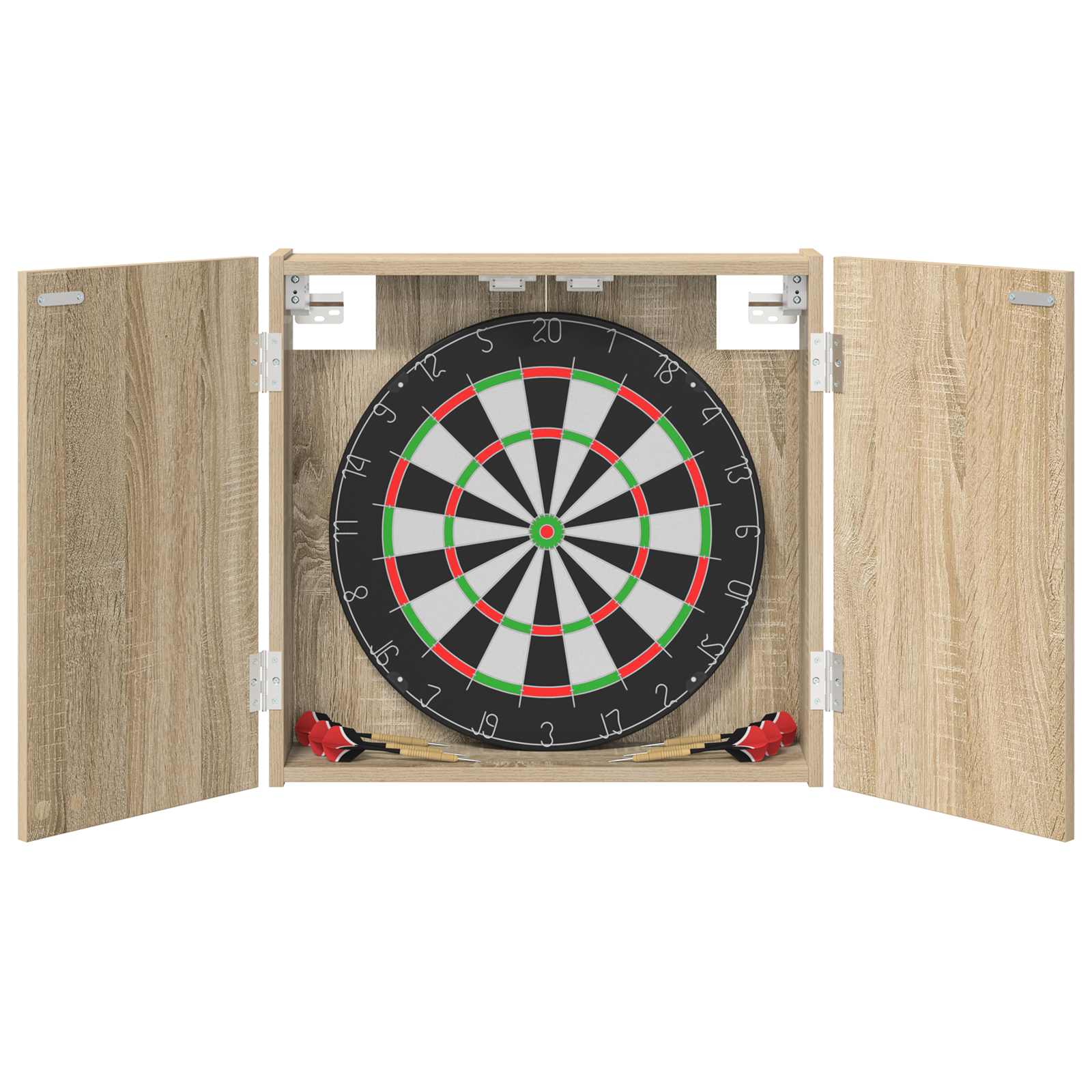 Dartbord Kabinet Sonoma Eiken 56 x 12 x 53,5 cm Bewerkt hout