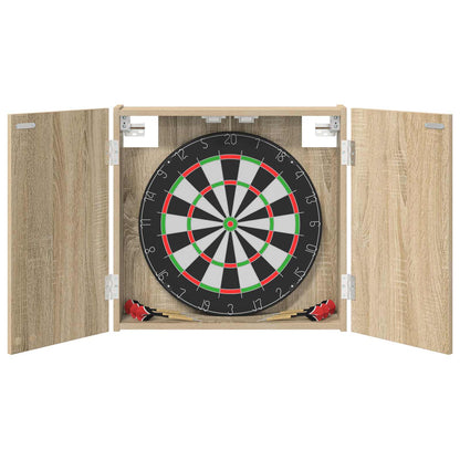 Dartbord Kabinet Sonoma Eiken 56 x 12 x 53,5 cm Bewerkt hout