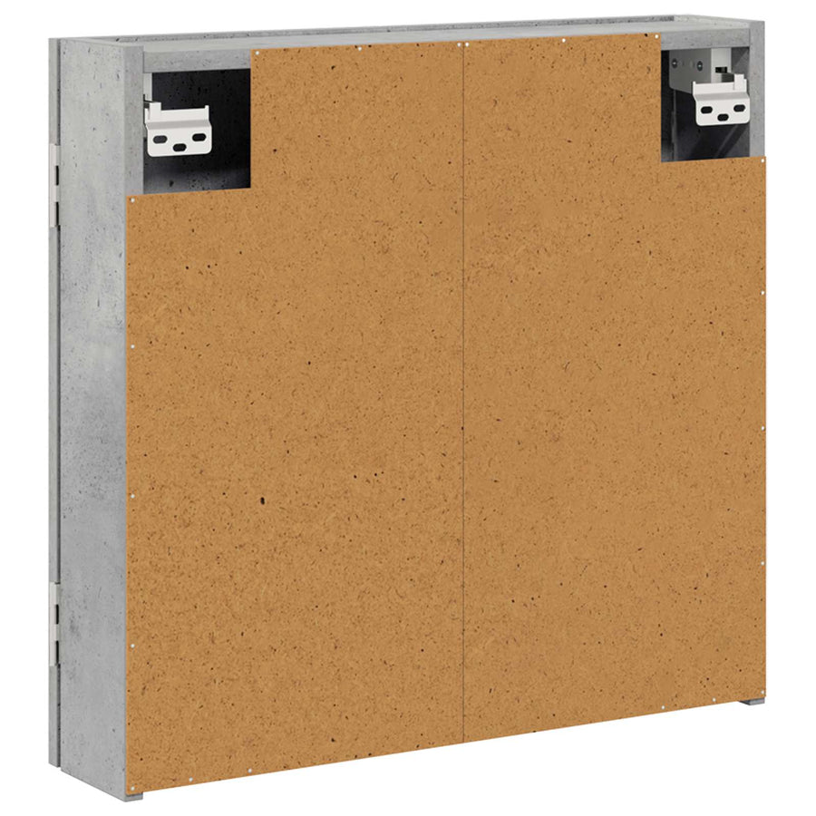 Dartbord Kabinet Betongrijs 56 x 12 x 53,5 cm Bewerkt hout