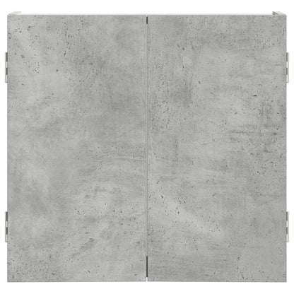 Dartbord Kabinet Betongrijs 56 x 12 x 53,5 cm Bewerkt hout