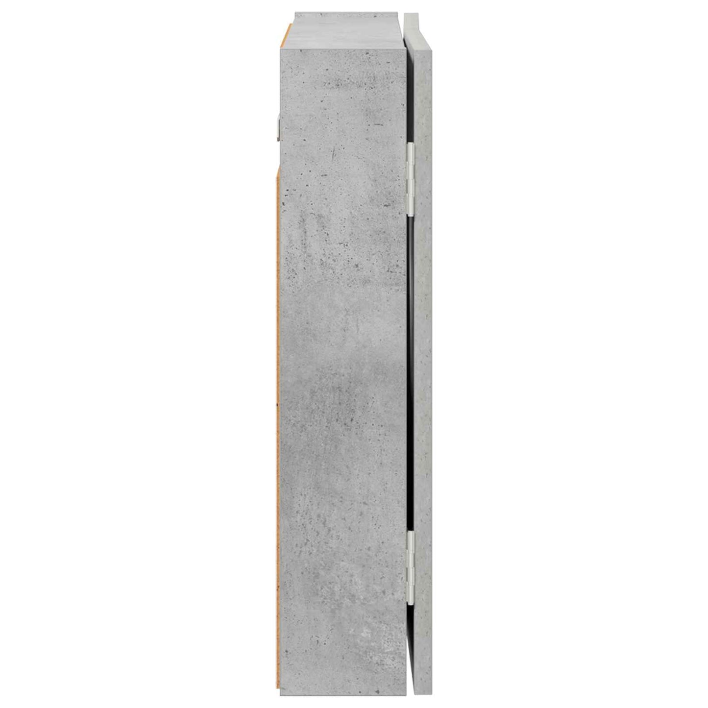 Dartbord Kabinet Betongrijs 56 x 12 x 53,5 cm Bewerkt hout