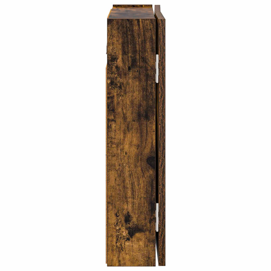 Dartbord Kabinet Gerookt eiken 56 x 12 x 53,5 cm Bewerkt hout