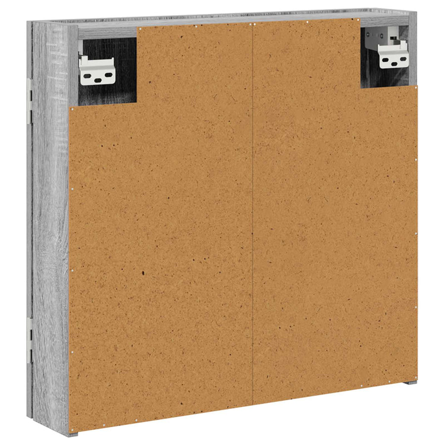 Dartbord Kabinet Grijs Sonoma 56 x 12 x 53,5 cm Bewerkt hout