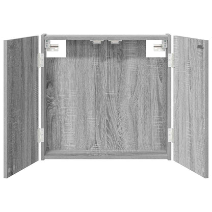Dartbord Kabinet Grijs Sonoma 56 x 12 x 53,5 cm Bewerkt hout