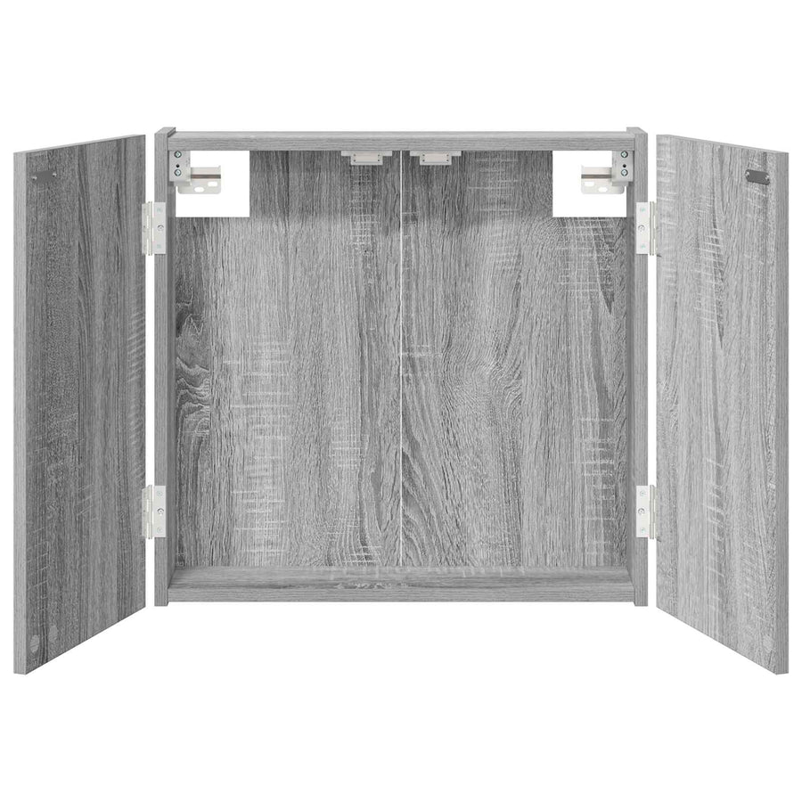 Dartbord Kabinet Grijs Sonoma 56 x 12 x 53,5 cm Bewerkt hout