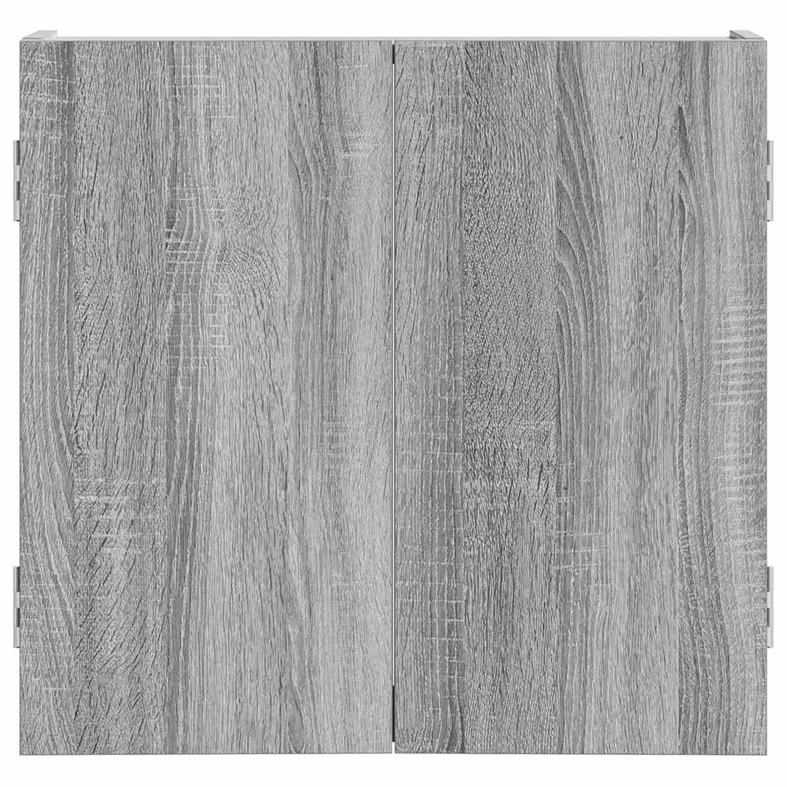 Dartbord Kabinet Grijs Sonoma 56 x 12 x 53,5 cm Bewerkt hout
