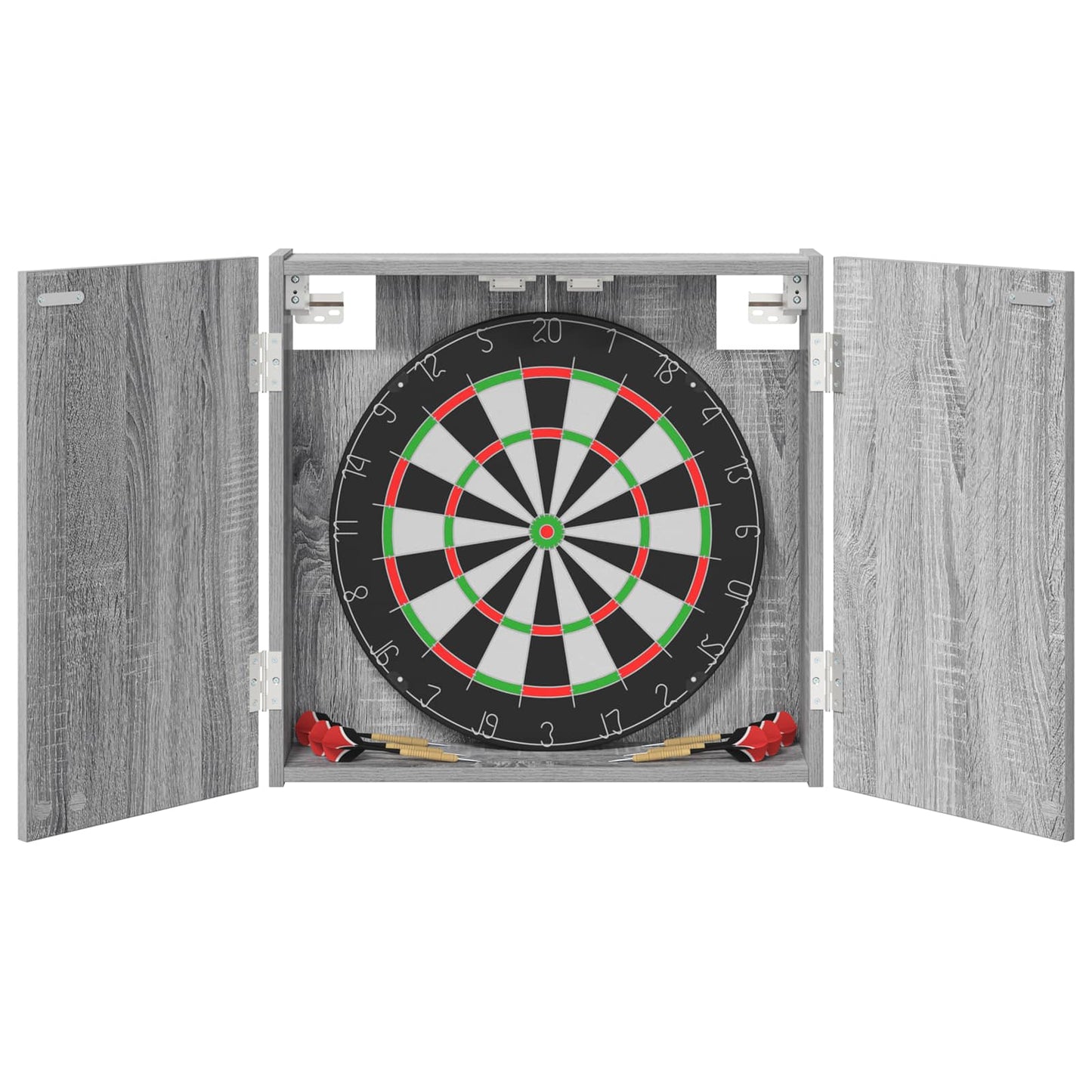 Dartbord Kabinet Grijs Sonoma 56 x 12 x 53,5 cm Bewerkt hout