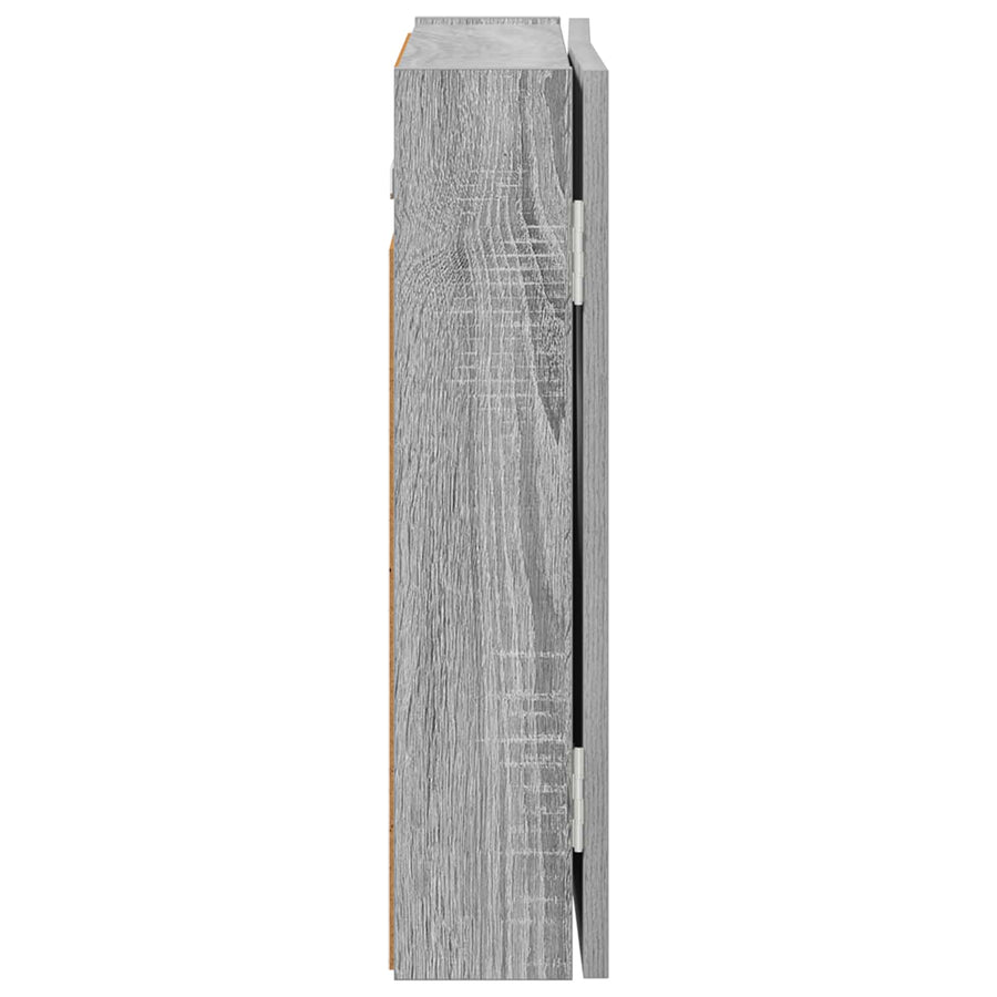 Dartbord Kabinet Grijs Sonoma 56 x 12 x 53,5 cm Bewerkt hout
