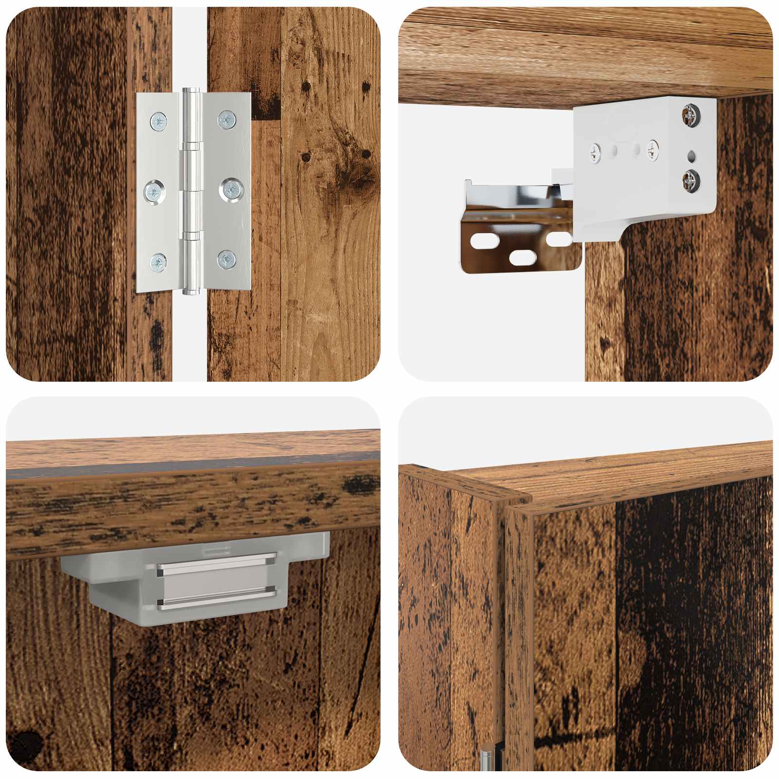 Dartbord Kabinet Oud hout 56 x 12 x 53,5 cm Bewerkt hout