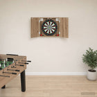 Dartbord Kabinet Artisanaal eiken 56 x 12 x 53,5 cm