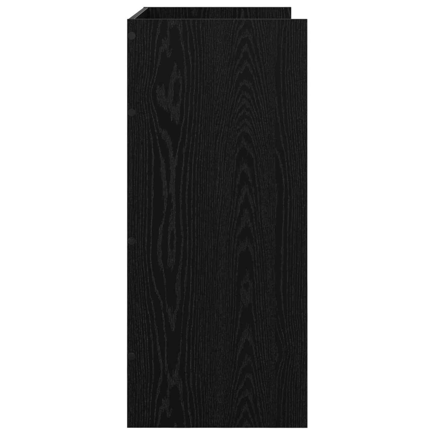 DJ Tafel Zwart eiken 102 x 45 x 102 cm Bewerkt hout