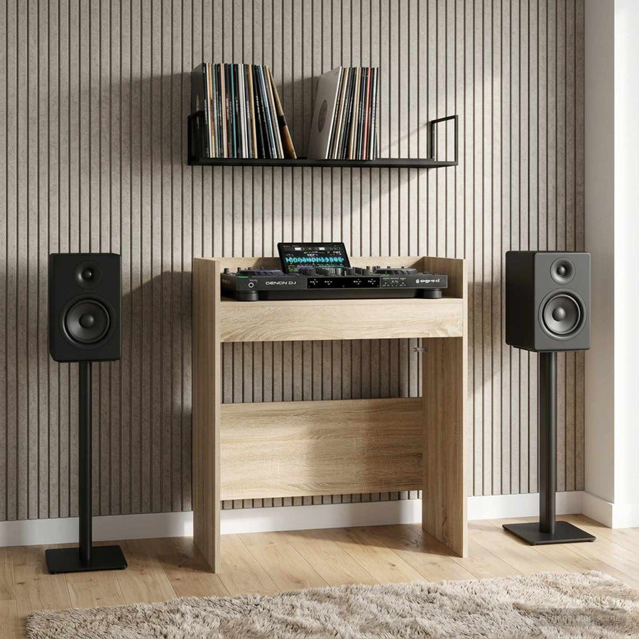 DJ Tafel Sonoma Eiken 102 x 45 x 102 cm Bewerkt hout
