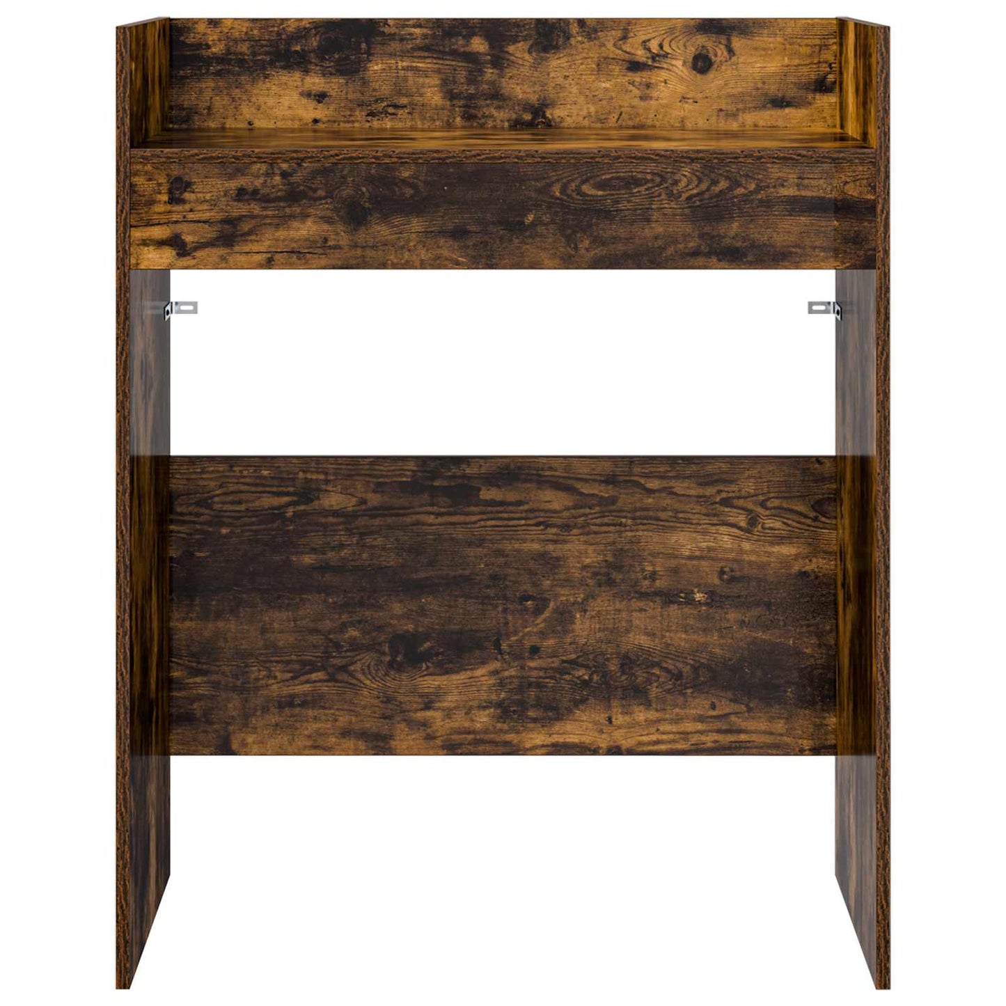 DJ Tafel Gerookt eiken 102 x 45 x 102 cm Bewerkt hout