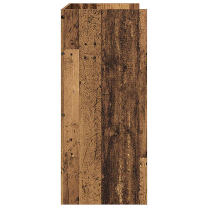 DJ Tafel Oud hout 102 x 45 x 102 cm Bewerkt hout