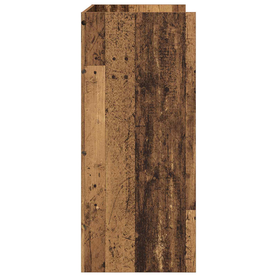 DJ Tafel Oud hout 102 x 45 x 102 cm Bewerkt hout