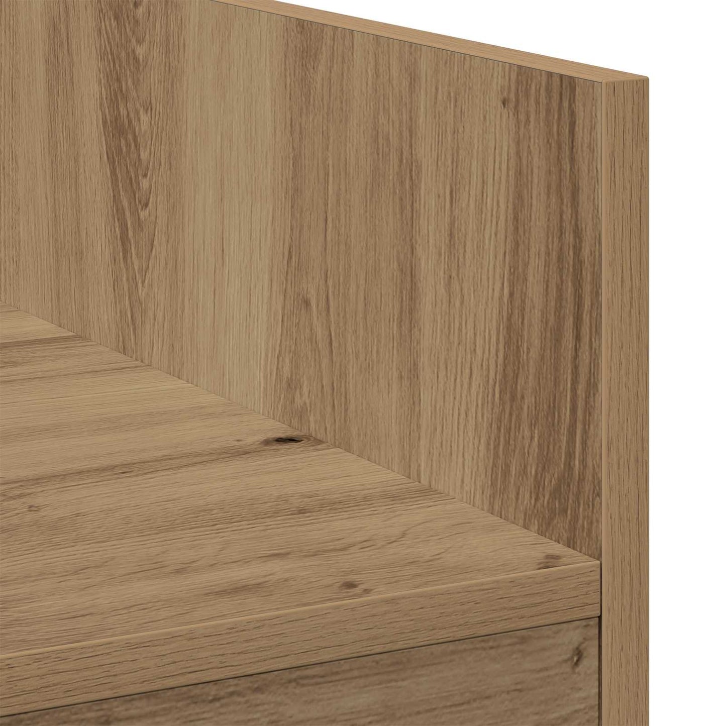 DJ Tafel Artisanaal eiken 102 x 45 x 102 cm Bewerkt hout