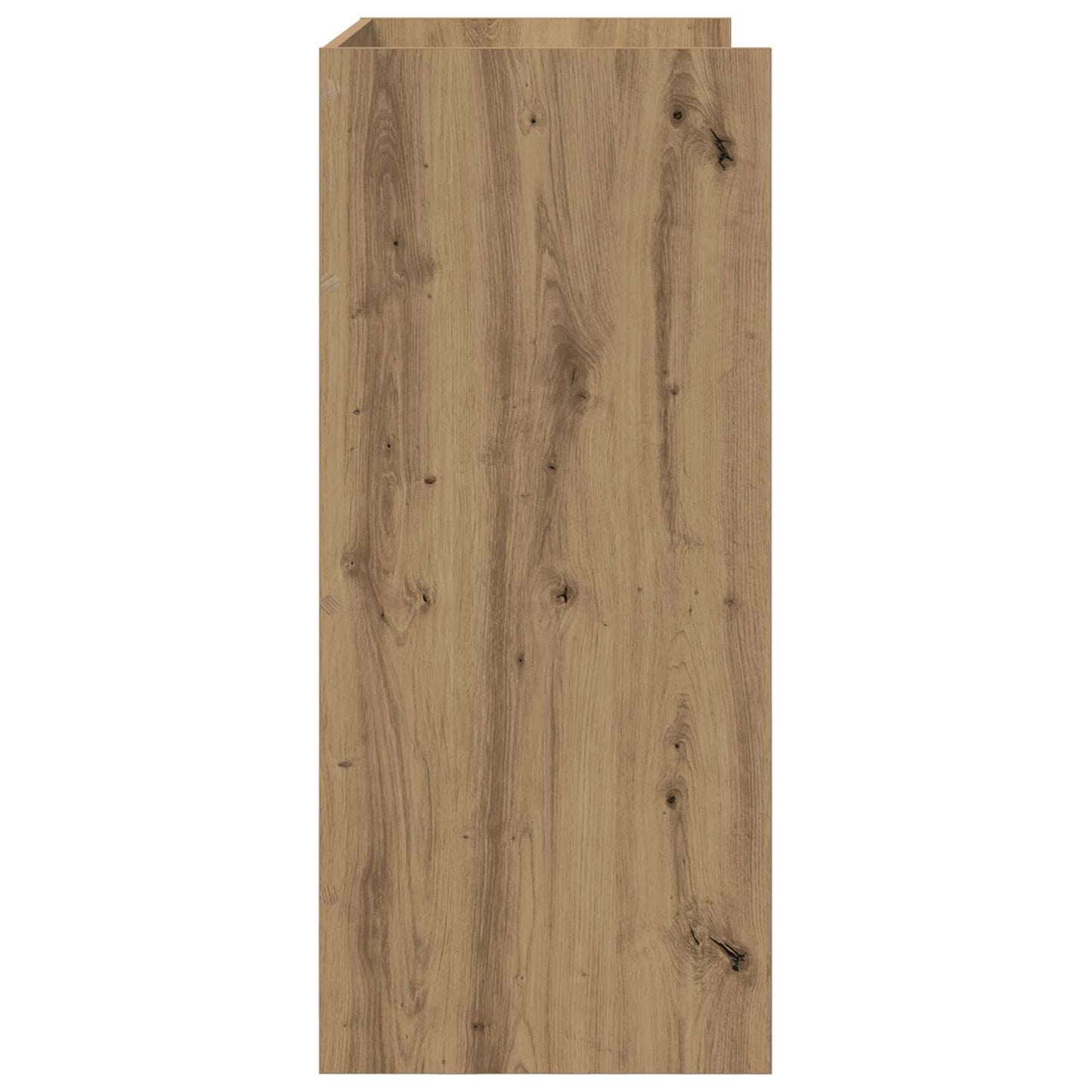 DJ Tafel Artisanaal eiken 102 x 45 x 102 cm Bewerkt hout